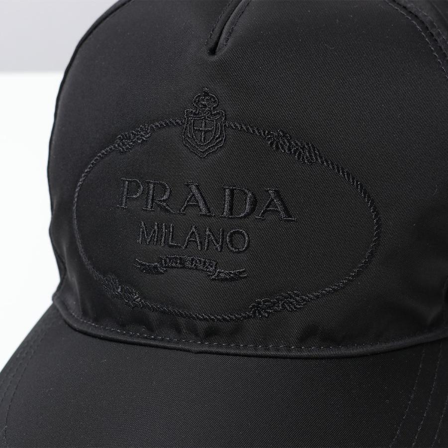 プラダ キャップ ロゴ刺繍 Mサイズ 小物 ファッション メンズ 帽子