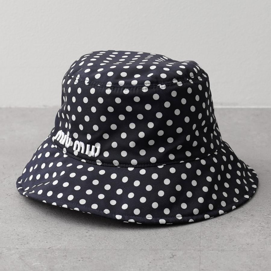 miu miu（ミュウミュウ） バケットハット 5HC196 2DPC レディース