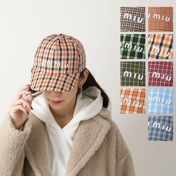 miu miu（ミュウミュウ） キャップ 5HC179 2DQ0 レディース プリント