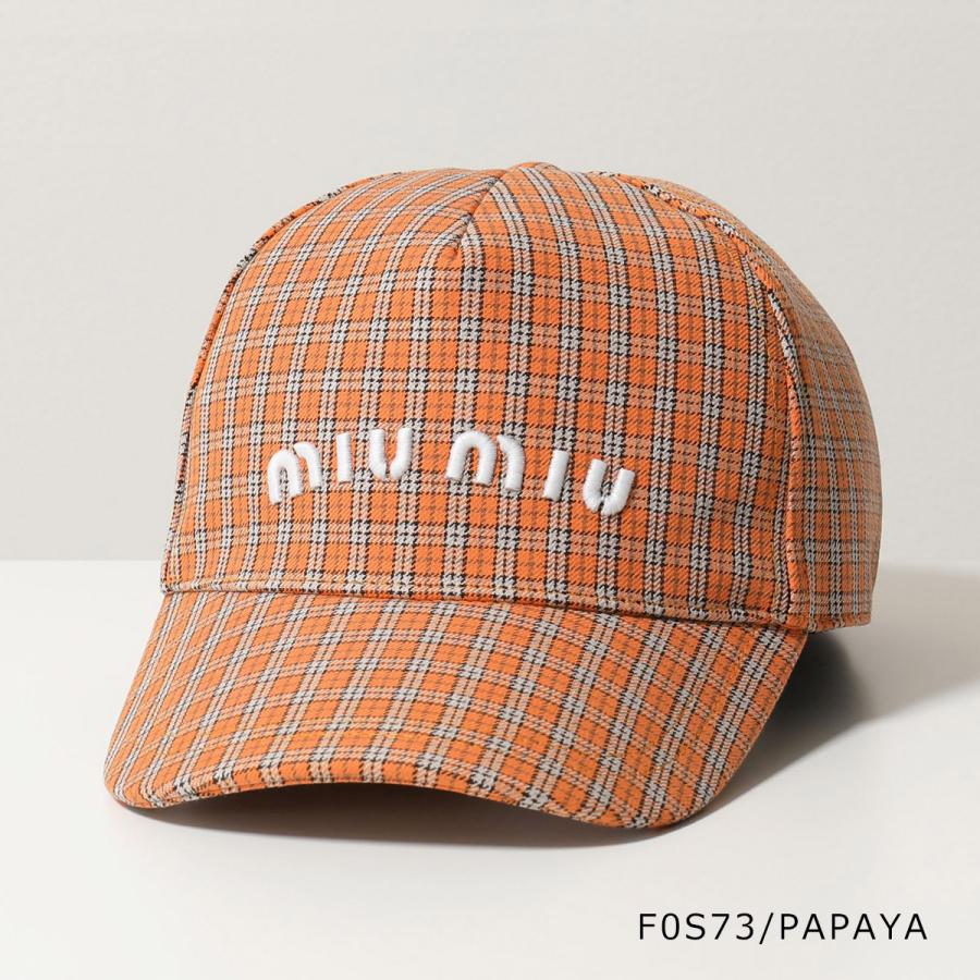 miu miu（ミュウミュウ） ベースボールキャップ 5HC179 2DQ0