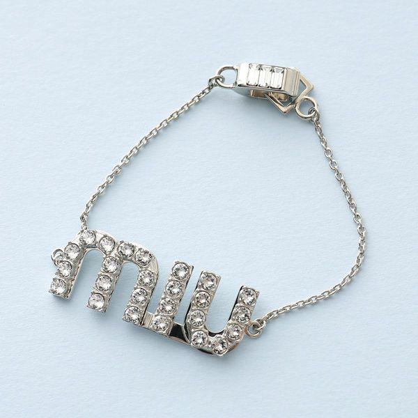 miu miu（ミュウミュウ） ブレスレット 5JB297 2DNC F0OKL レディース