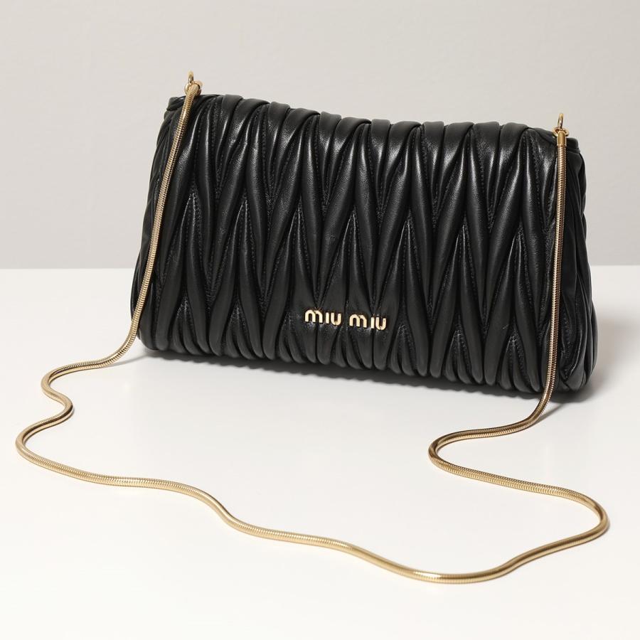 miu MIUMIU ミュウミュウ 5BH196 N88 MATELASSE マテラッセ レザー 