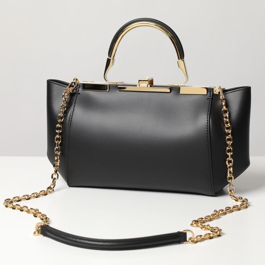 【美品】ザンケッティ　アムレット20　3WAYバッグ　チェーンショルダー　黒 Zanchetti（ザンケッティ） ハンドバッグ AMLETO 20 アムレット 20AM