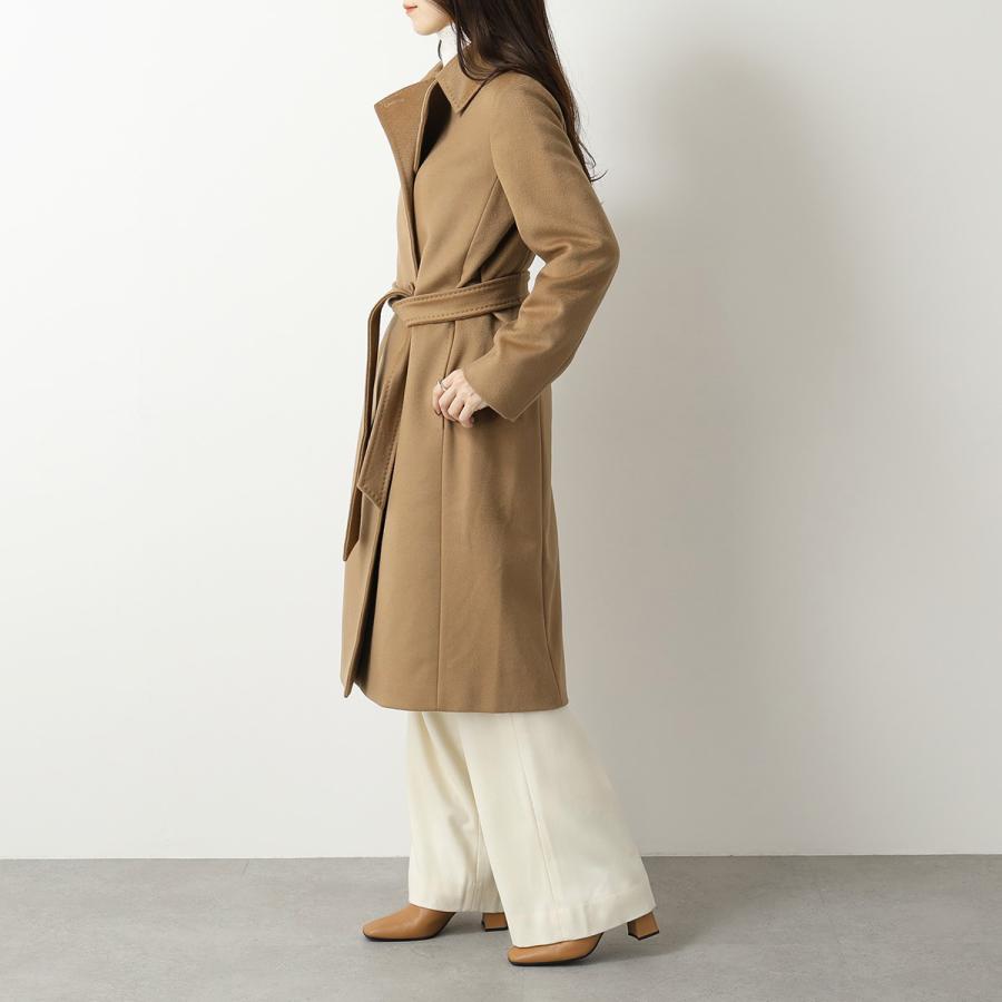 MAX MARA Studio マックスマーラ ステュディオ BCOLLAG ピュア ヴァージンウール ダブルブレスト ロングコート ベルテッドコート  006 レディース