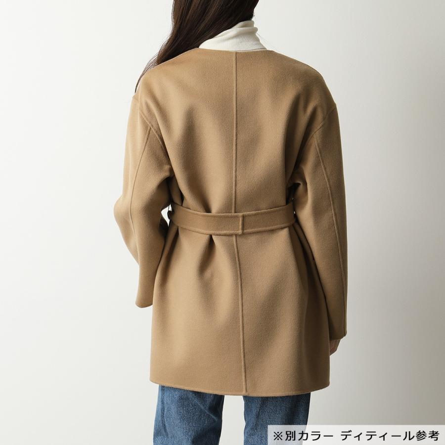 SPORTMAX Sサイズリブ編みベージュ系ニットコート
