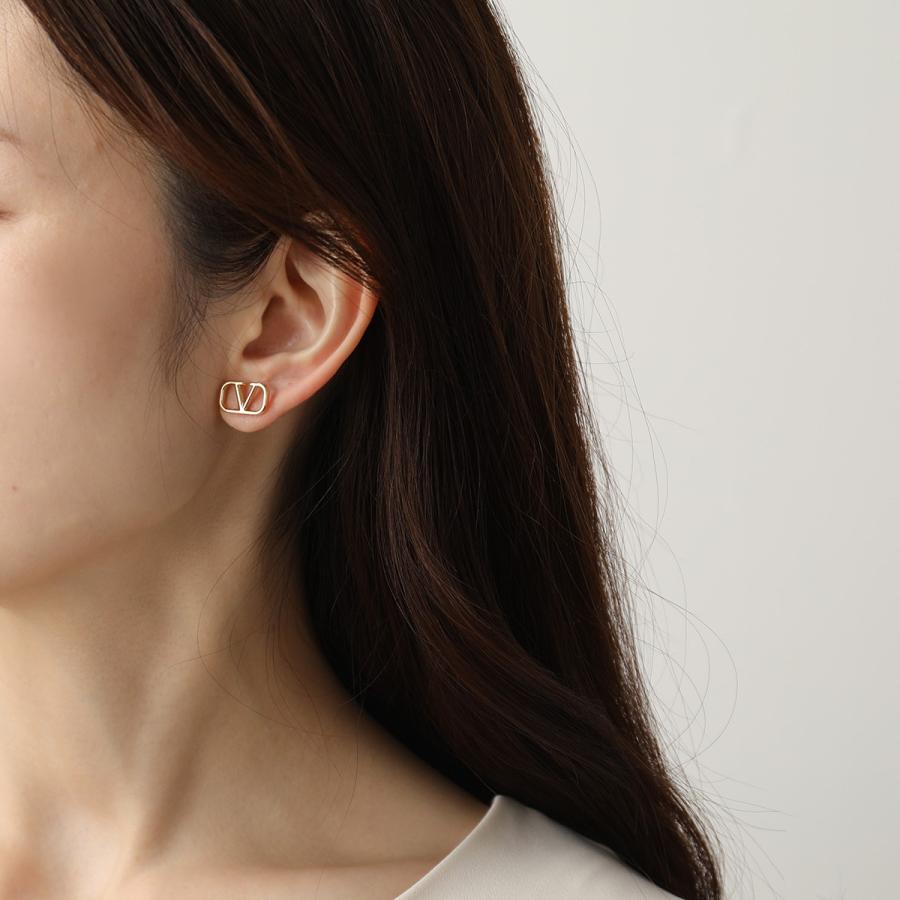 VALENTINO ヴァレンティノ ピアス 5W2J0G76MET レディース Vロゴ  
