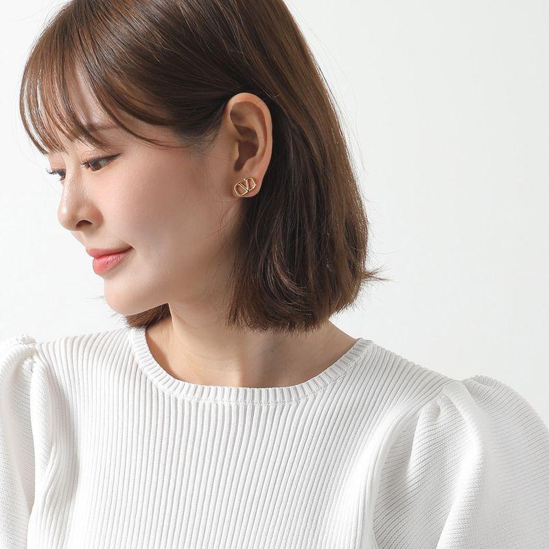 VALENTINO（ヴァレンティノ） ピアス 7W2J0G76MET レディース Vロゴ