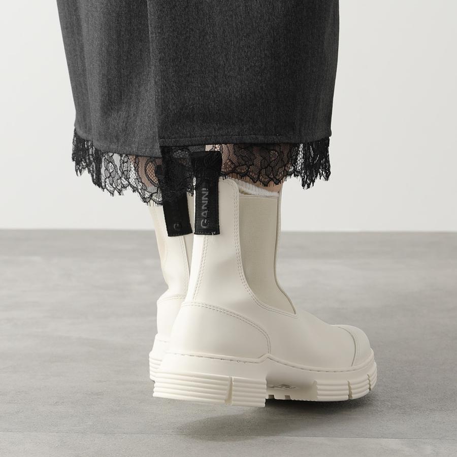 GANNI ガニー ショートブーツ Recycled Rubber City Boot 