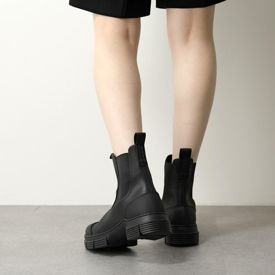 GANNI ガニー ショートブーツ Recycled Rubber City Boot レディース