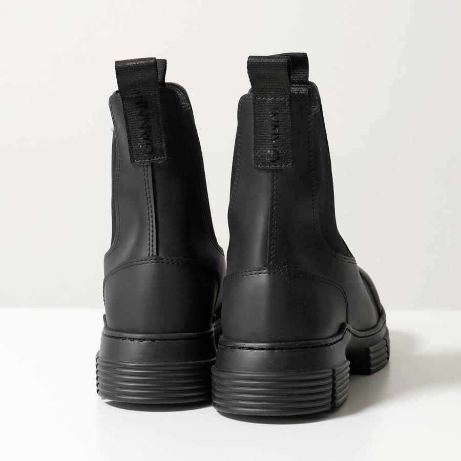 GANNI ガニー ショートブーツ Recycled Rubber City Boot レディース チェルシーブーツ シティブーツ ラバー サイドゴア ロゴタブ 靴 カラー4色｜s-musee｜18