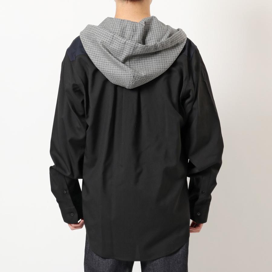 MARNI マルニ CUMU0195RR TW839 フード付き 長袖 シャツ 胸 MARNI マルニ CUMU0195RR TW839 フード付き 長袖 シャツ 胸