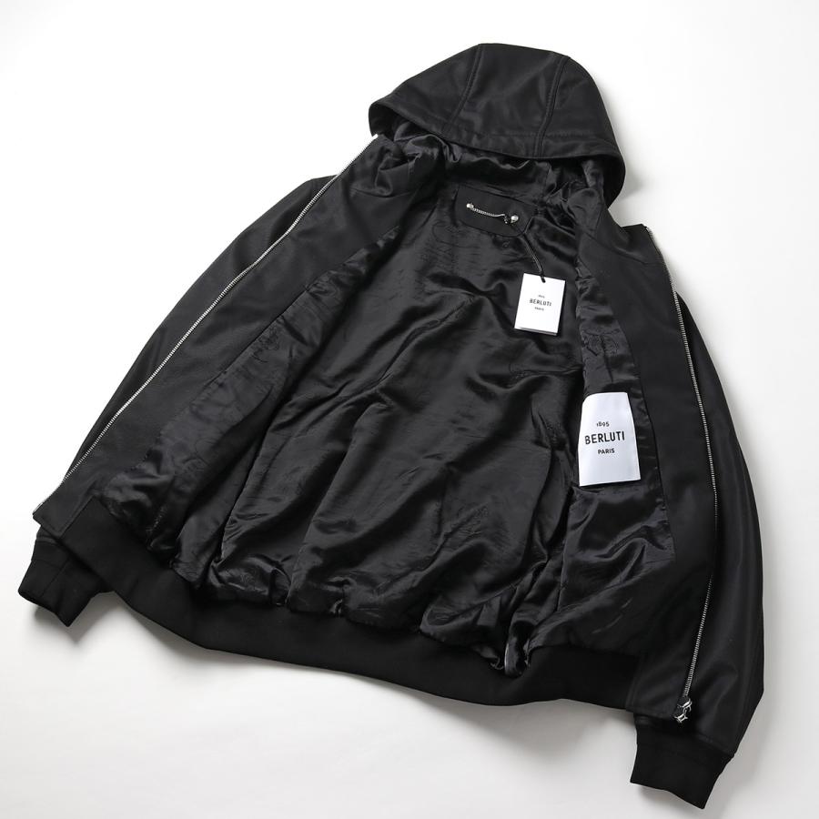 Berluti ベルルッティ R20OBL102 001 W/O & Nylon B-Way パーカー 