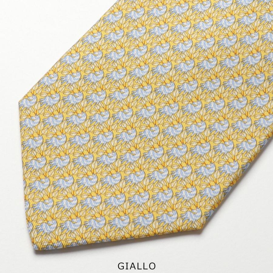 FERRAGAMO（フェラガモ） ネクタイ 35 0301 メンズ シルク シマウマ