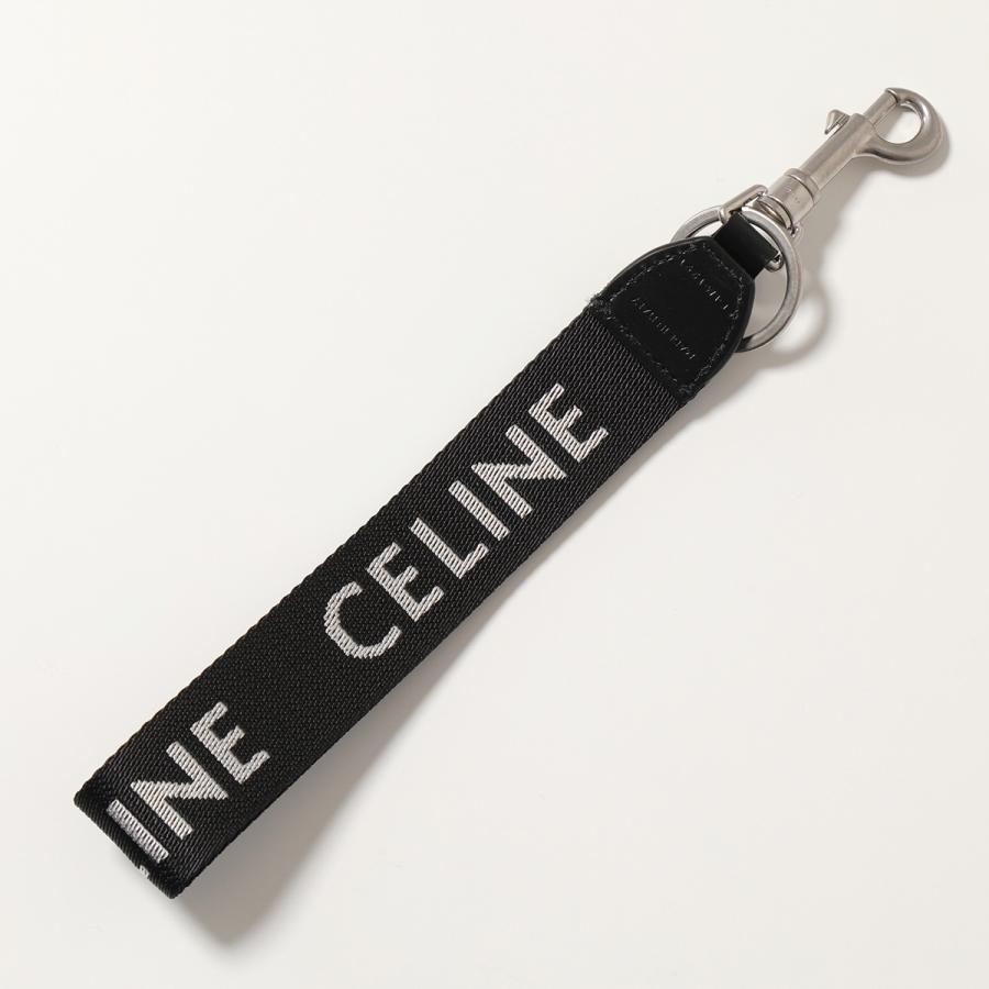 CELINE セリーヌ 49I272DMV.38SI ジャガードロゴ キーホルダー CELINE セリーヌ 49I272DMV.38SI ジャガードロゴ キーホルダー