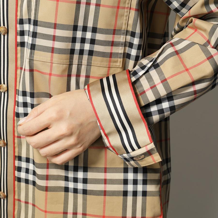 BURBERRY バーバリー 8022285 ロング丈 長袖シャツ チュニック  