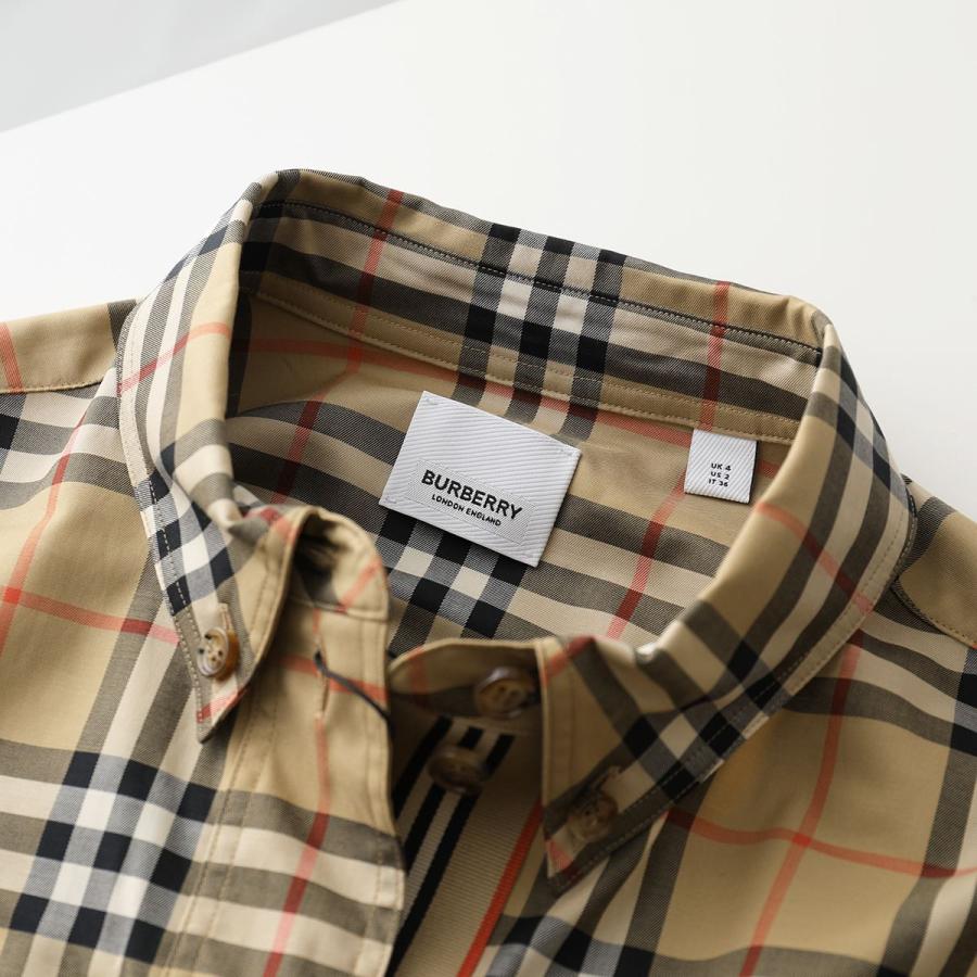 BURBERRY バーバリー 8022285 ロング丈 長袖シャツ チュニック 
