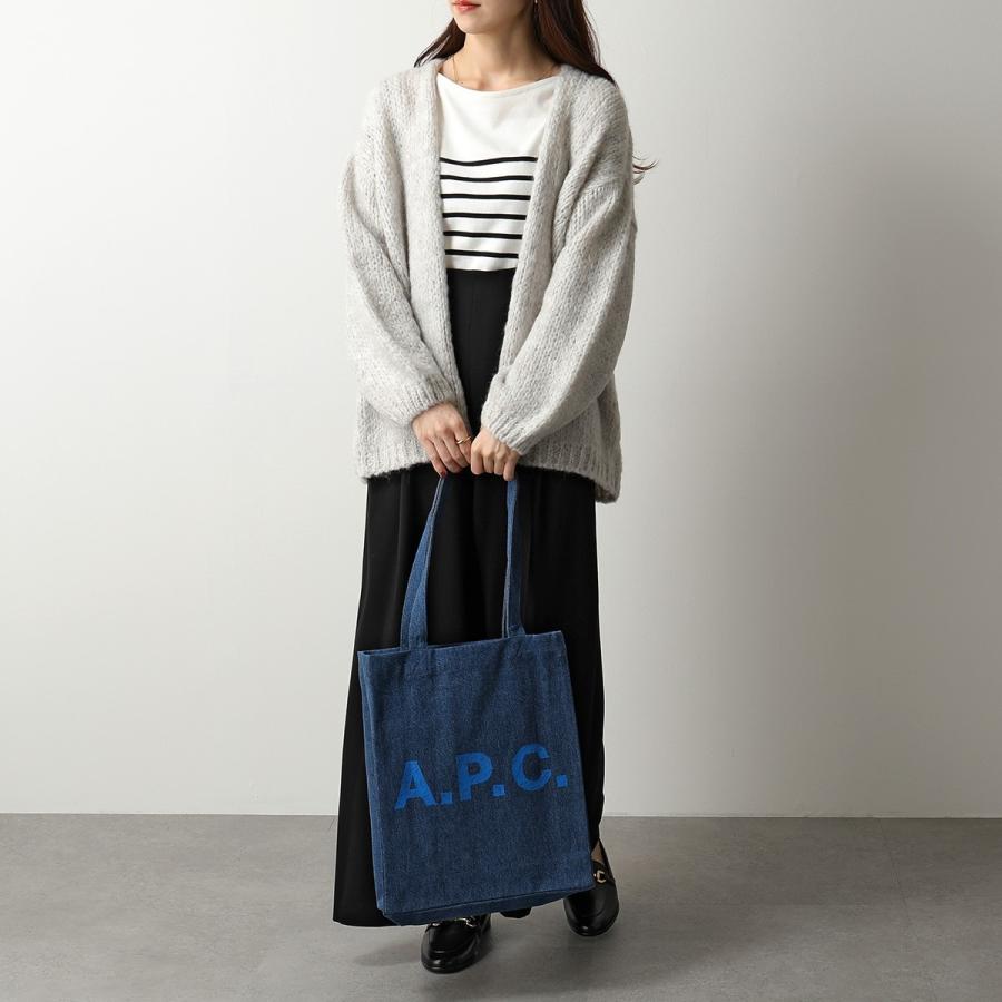 APC A.P.C. アーペーセー COEQC M61442 tote lou ロゴ トートバッグ ...