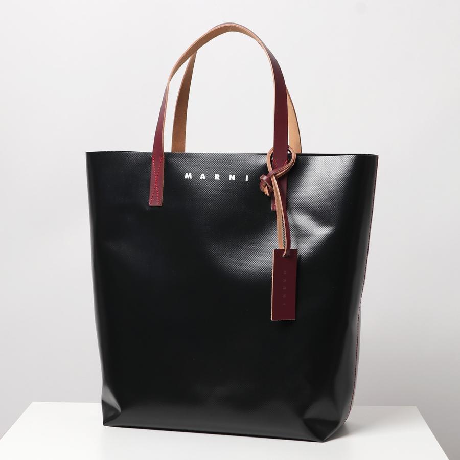 MARNI Market トートバッグ MARNI（マルニ） SHMQ0000A3 P3572 PVC TRIBECA バーチカル