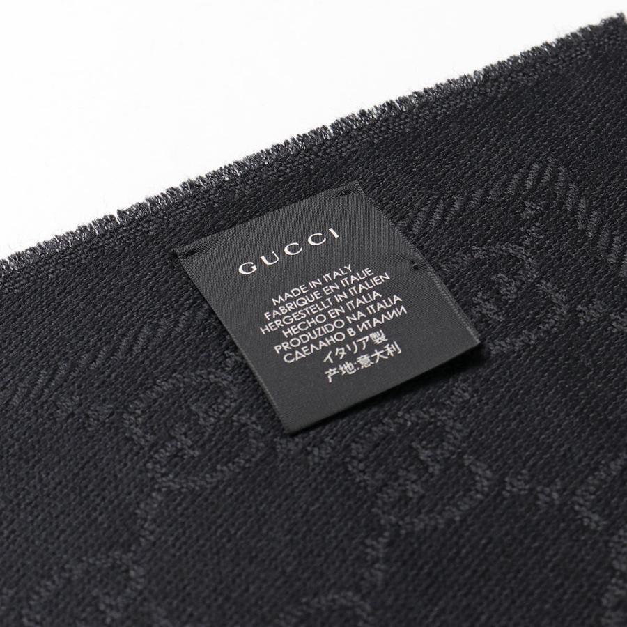 GUCCI グッチ 133483 3G200 マフラー ストール スカーフ GG総柄 メンズ  