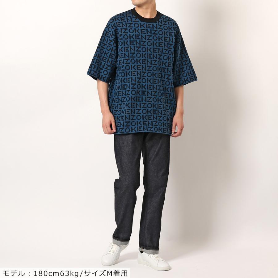 KENZO ケンゾー 半袖ニット 5PU638 3SC メンズ トップス MANOGRAM 