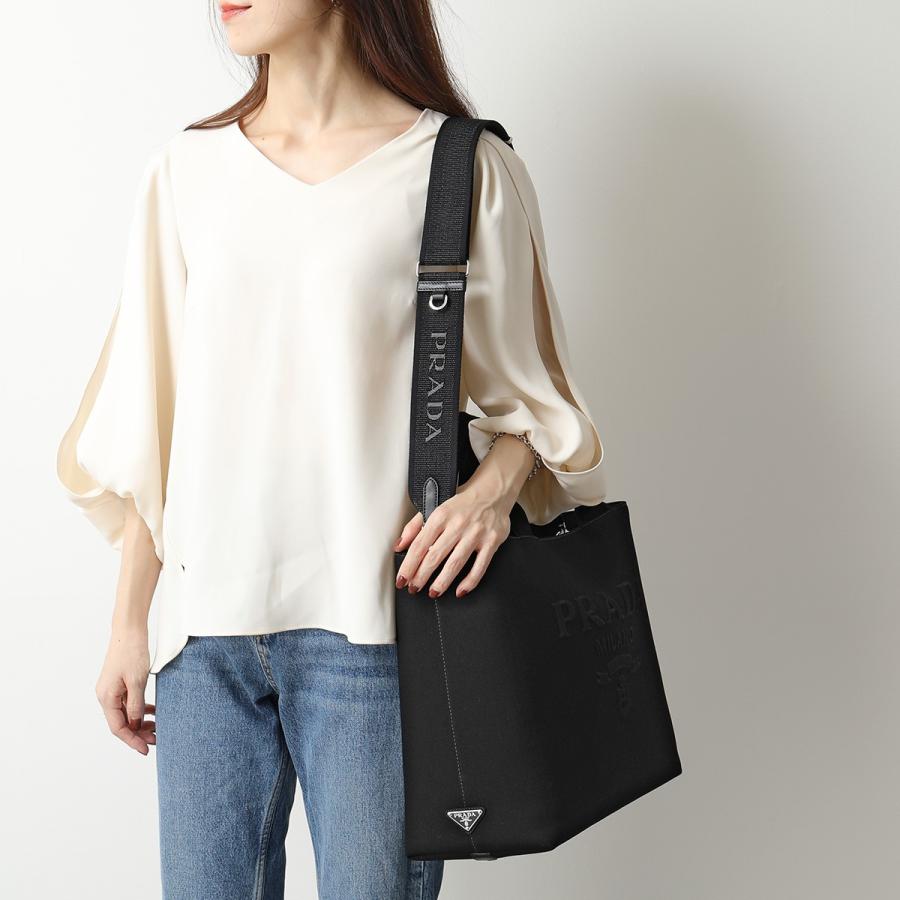 PRADA プラダ 1BG395 KAO 2DXI CANAPA トートバッグ レタリングロゴ  