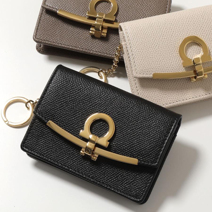 FERRAGAMO（フェラガモ） 名刺入れ GANCINO CILIP 22D198 レディース