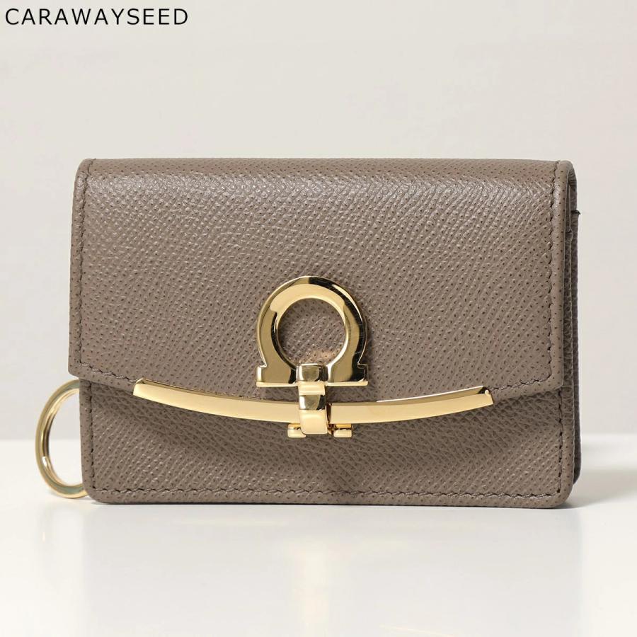 FERRAGAMO（フェラガモ） 名刺入れ GANCINO CILIP 22D198 レディース