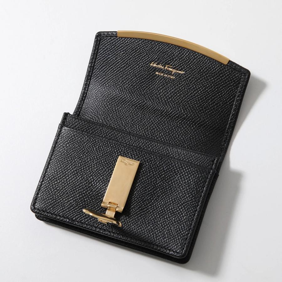 FERRAGAMO（フェラガモ） 名刺入れ GANCINO CILIP 22D198 レディース