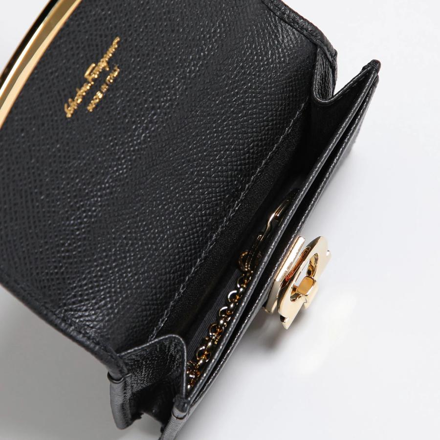 FERRAGAMO（フェラガモ） 名刺入れ GANCINO CILIP 22D198 レディース