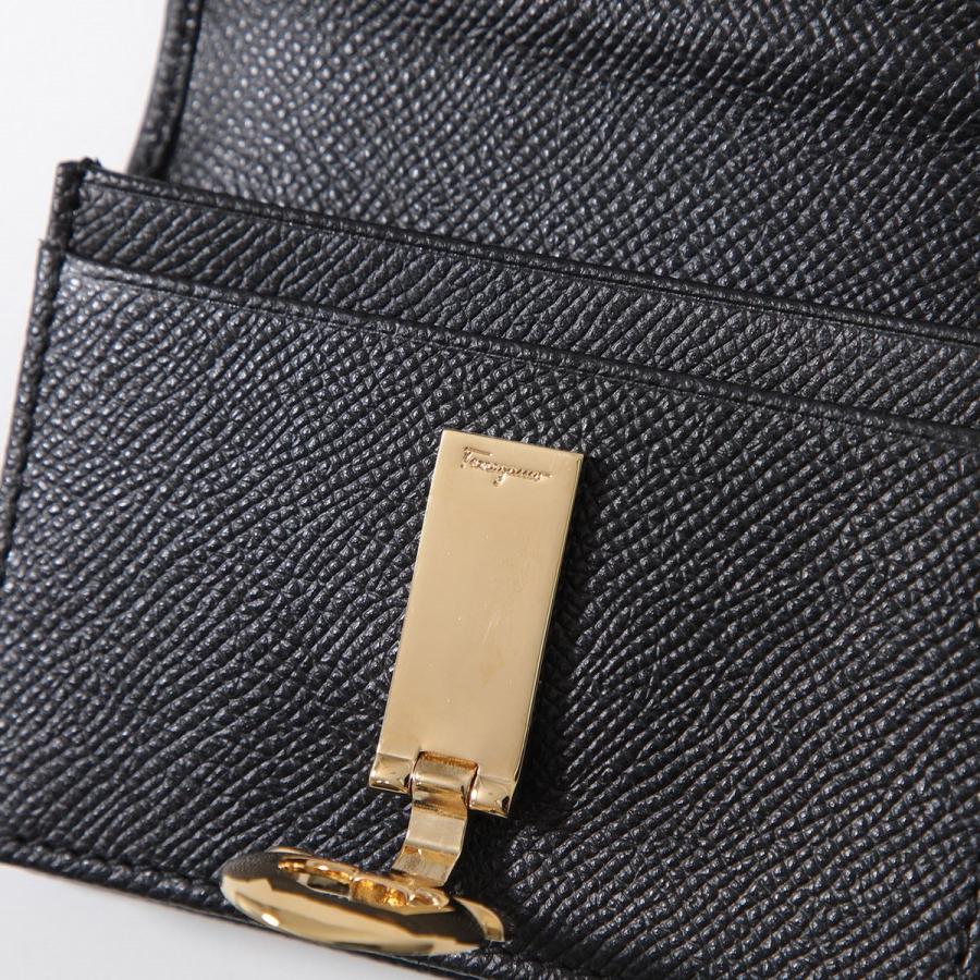FERRAGAMO（フェラガモ） 名刺入れ GANCINO CILIP 22D198 レディース