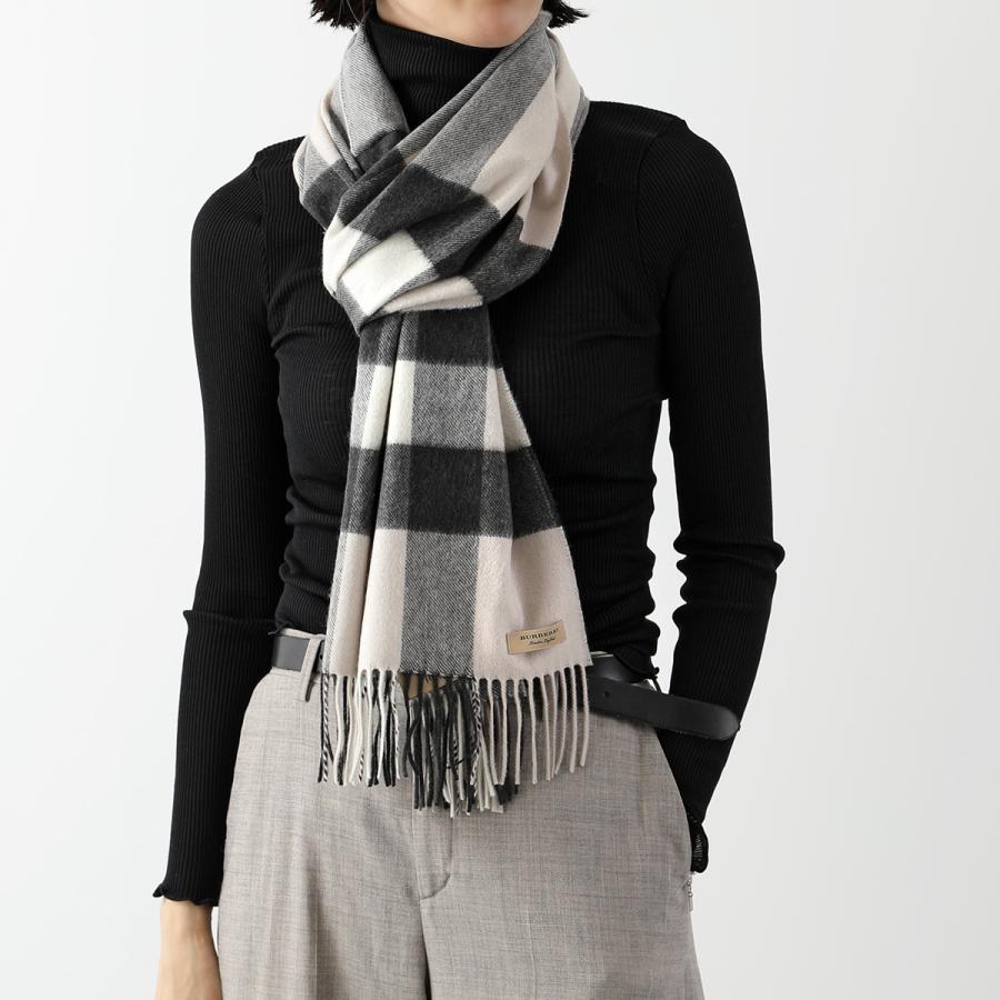 BURBERRY バーバリー マフラー  HALF MEGA CHECK CASHMERE SCARF レディース チェック カシミヤ ストール スカーフ フリンジ カラー5色｜s-musee｜16