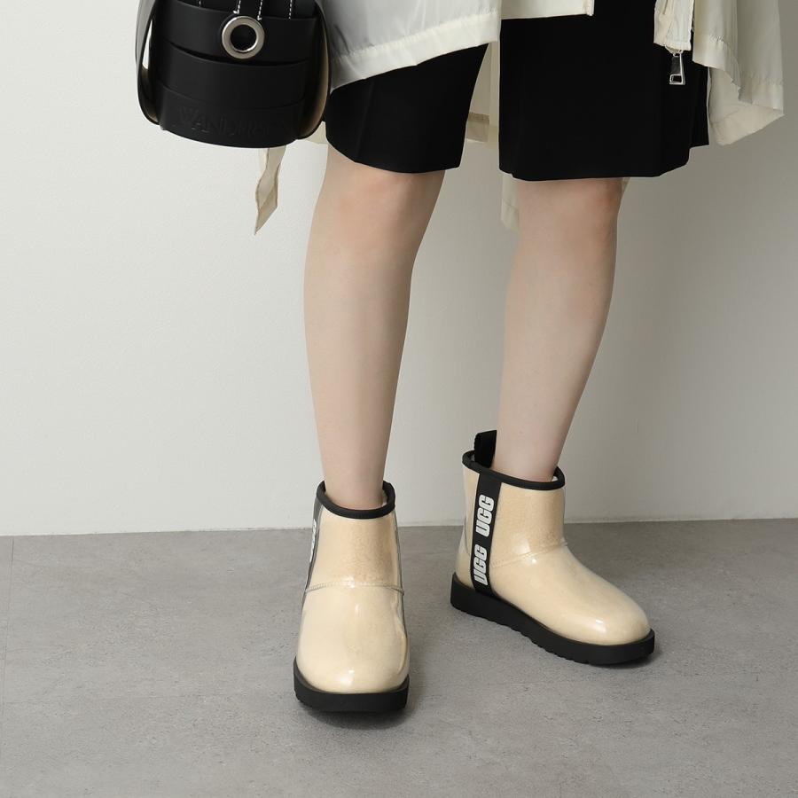 UGG アグ ショートブーツ レディース カラー2色 CLASSIC CLEAR MINI 1113190 クラシック クリア ミニ ロゴ レインブーツ 靴｜s-musee｜04