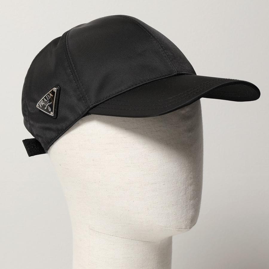 PRADA ベースボールキャップ 1HC274 2DMI三角プレート ロゴ