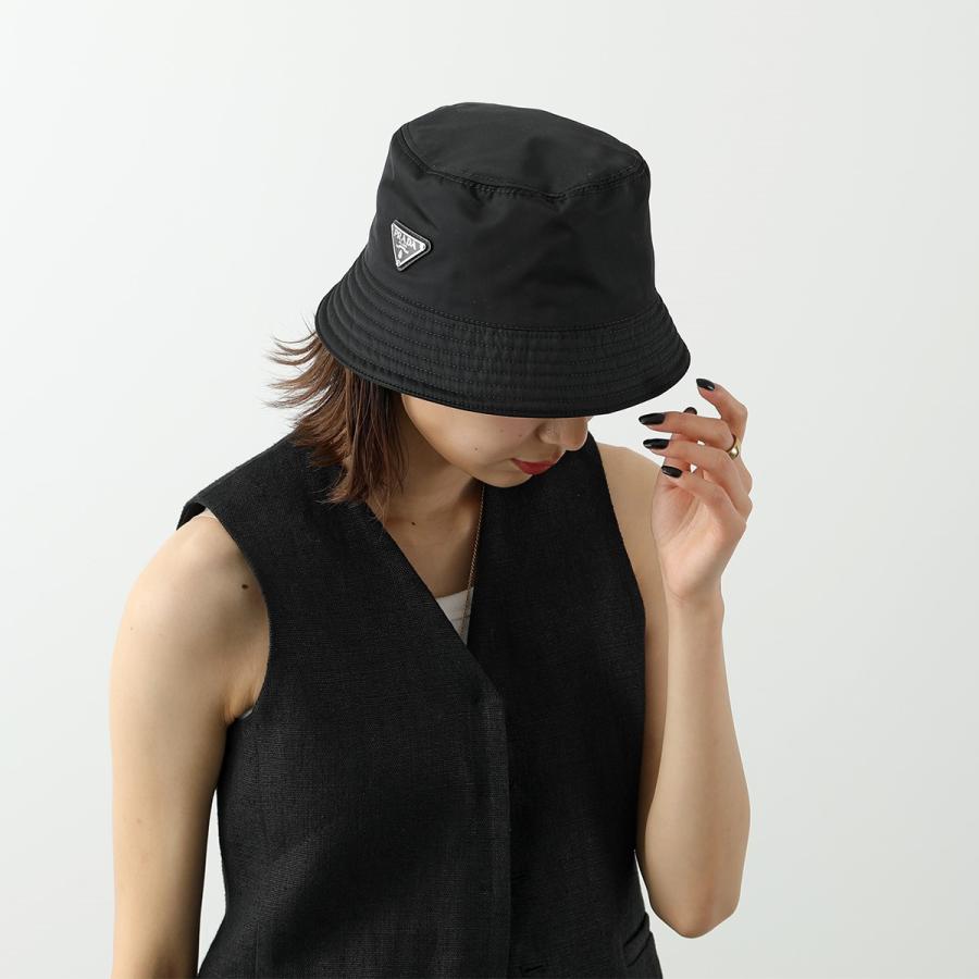 PRADA バケットハット 言い換えれ 黒 ブラック プラダ XL バケハ PRADA バケットハット 言い換えれ 黒 ブラック プラダ XL バケハ