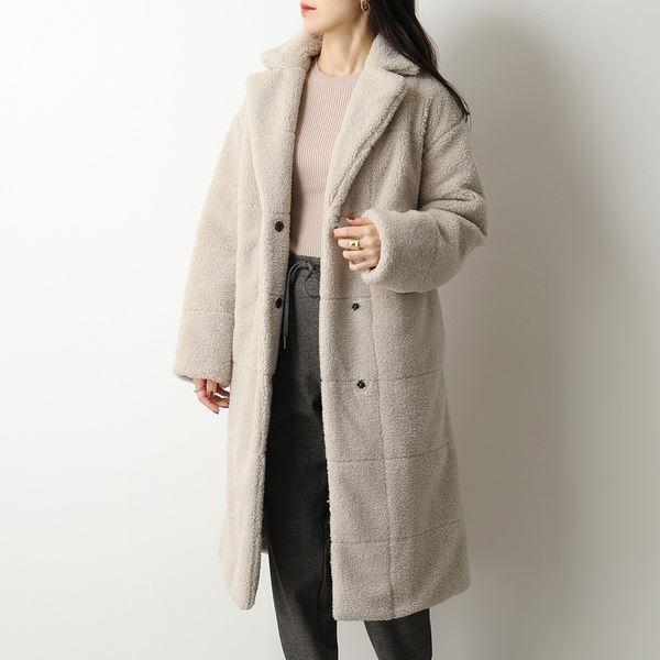中古 Duno デュノ ファーコート レディース Sofie Abano エコファー ダウンコート チェスターコート テディコート ロング丈 リバーシブル オーバーサイズ 147 最大級の通販サイト Www Superavila Com