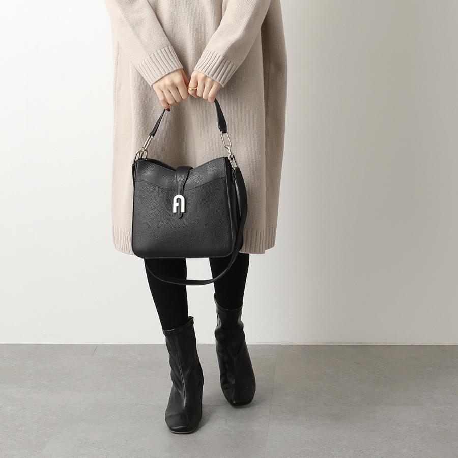 Furla フルラ トートバッグ SOFIA GRAINY S HOBO ソフィア グレイニー WB00267 HSF000 レディース レザー ハンドバッグ ショルダーバッグ 鞄 NERO｜s-musee｜03