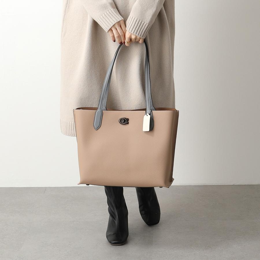 COACH ウィロウ ターンロック トートバッグ レザー C0691 コーチ