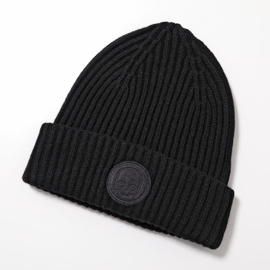 HYDROGEN ハイドロゲン ニット帽 CASHMIRE BEANIE 273200 メンズ カシミヤ ニットキャップ リブ アイコンパッチ 帽子  カラー2色