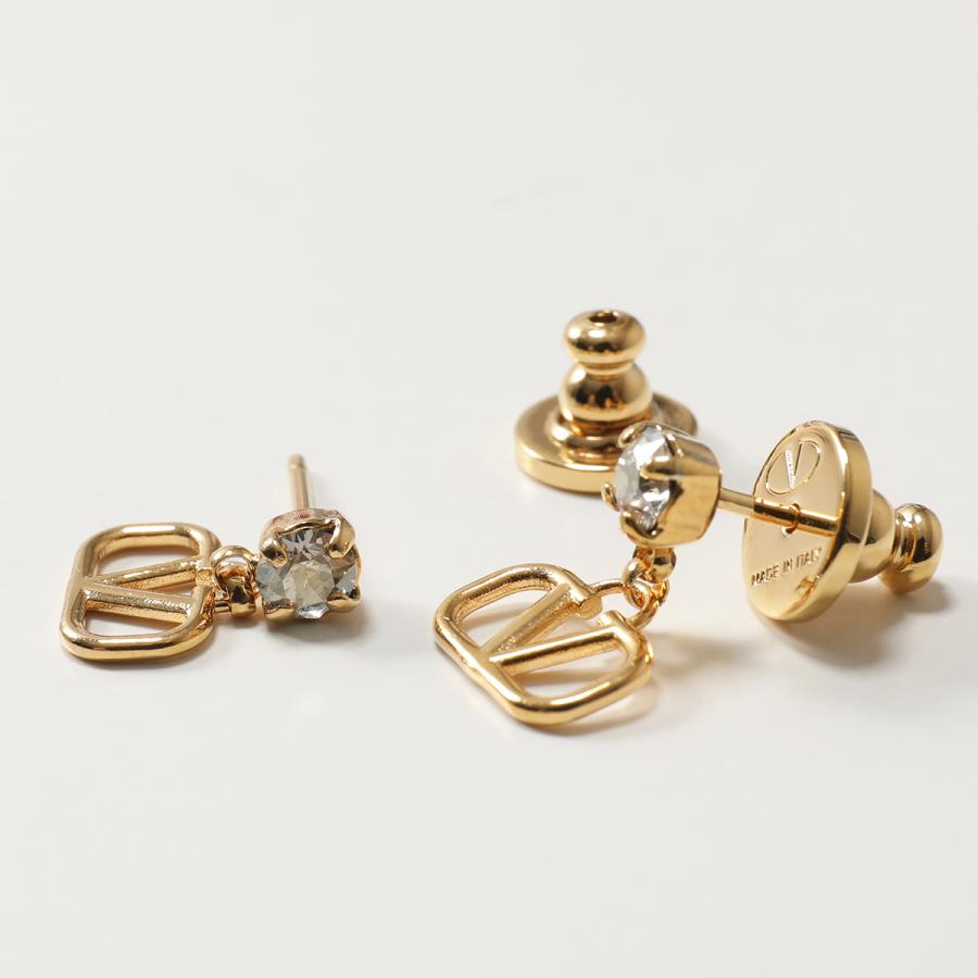 VALENTINO ヴァレンティノ ピアス 8W2J0H29YCW レディース Vロゴ シグネチャー メタル クリスタル アクセサリー カラー8色の画像
