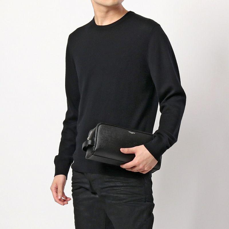 SAINT LAURENT サンローラン クラッチバッグ 609347 1GF0N メンズ