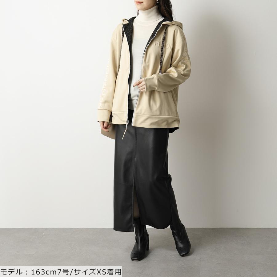 FENDI フェンディ パーカー FAF142 AGM7 レディース リバーシブル 