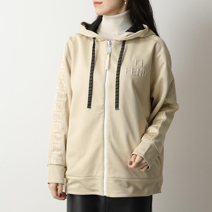FENDI フェンディ パーカー FAF142 AGM7 レディース リバーシブル 
