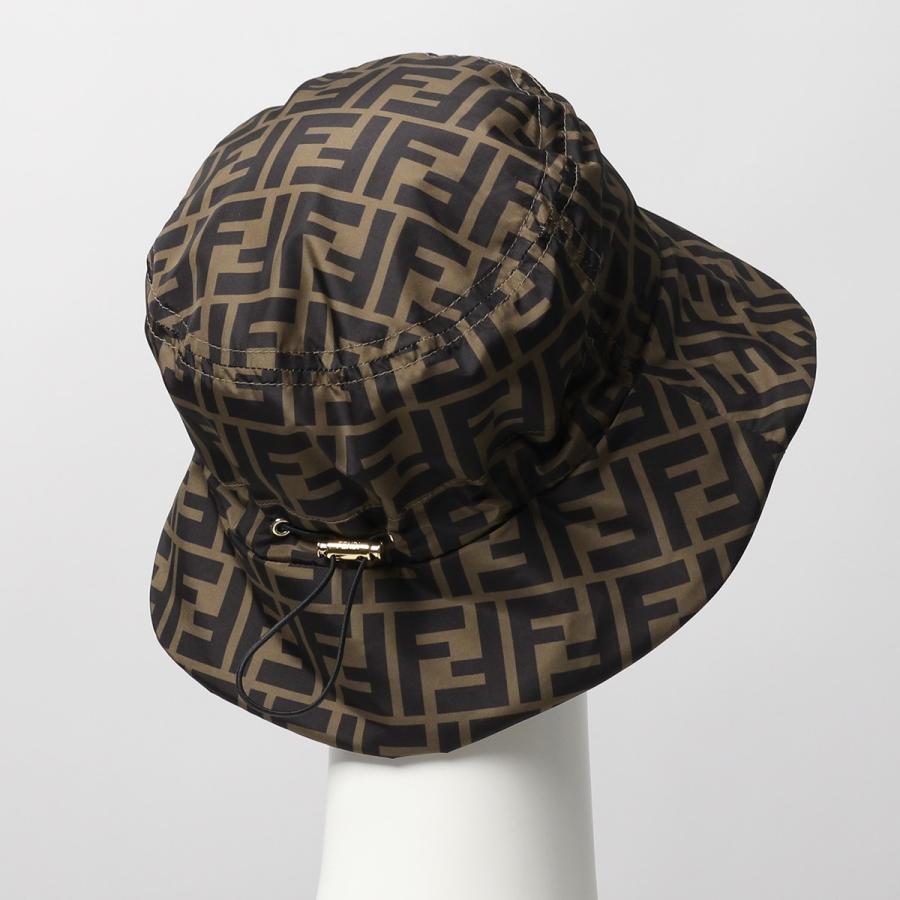 FENDI バケットハット ロゴパターン FENDI ロゴパターン バケットハットSサイズユニセックス