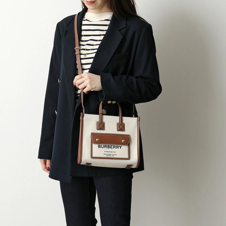 BURBERRY バーバリー ショルダーバッグ  MN POCKET DTL TOTE LL6 8044143 8055749 8044142 8072266 レディース ハンドバッグ ホースフェリープリント 鞄の画像