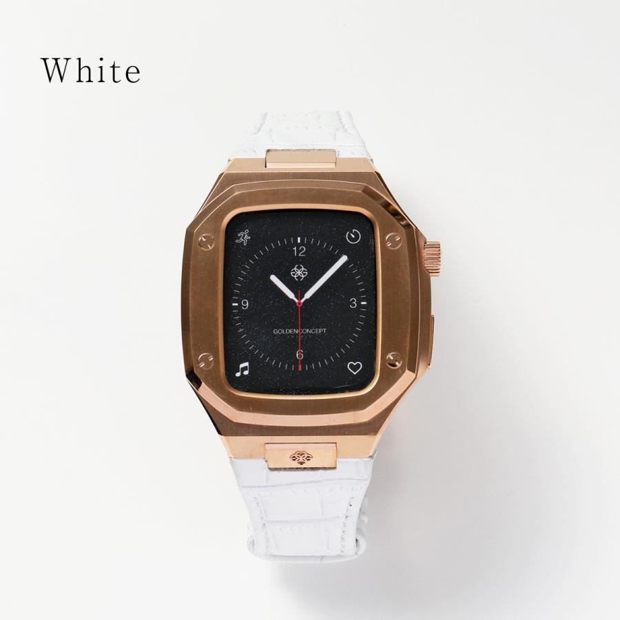 GOLDEN CONCEPT ゴールデンコンセプト Apple Watch Case アップルウォッチケース CL40 CL44 Rose Gold  メンズ ステンレススチール レザーベルト カラー6色 :331105691:インポートセレクト musee - 通販 - Yahoo!ショッピング