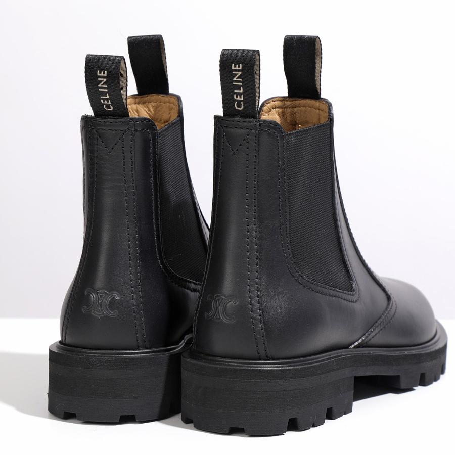 CELINE セリーヌ ショートブーツ CHELSEA BOOT 15 マーガレット チェルシーブーツ 343413554C.38NO レディース レザー サイドゴア 靴 BLACK｜s-musee｜07