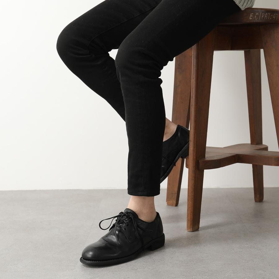 GUIDI グイディ クラシックダービーシューズ 992 メンズ ホースレザー