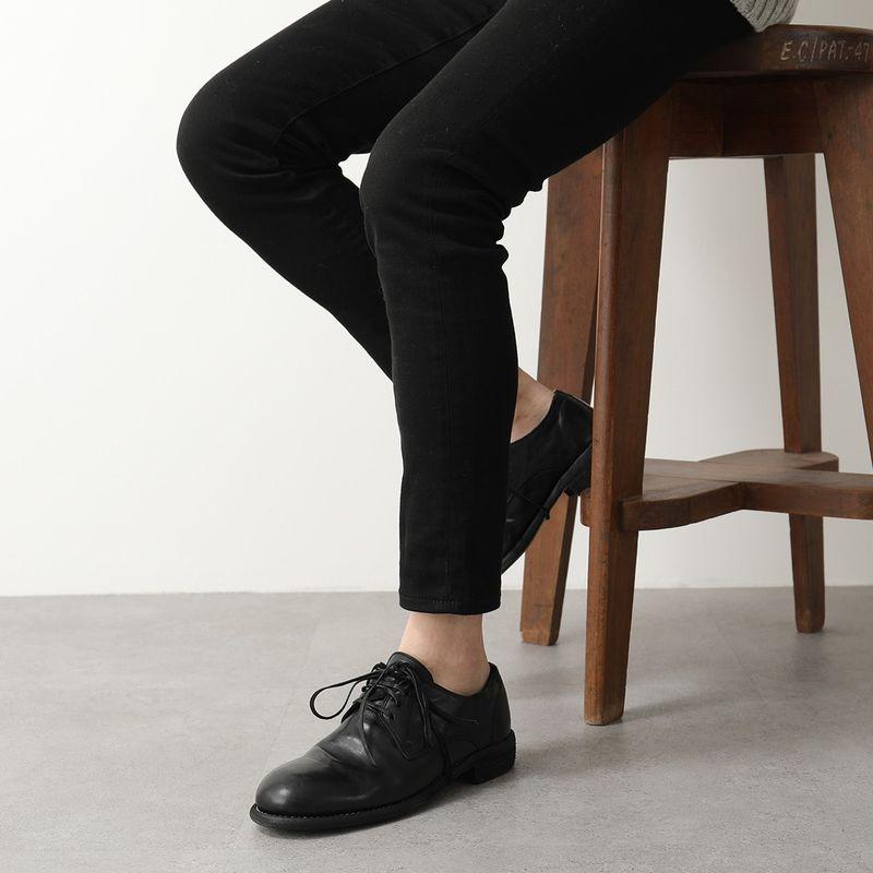 GUIDI（グイディ） クラシックダービーシューズ 992 メンズ ホース