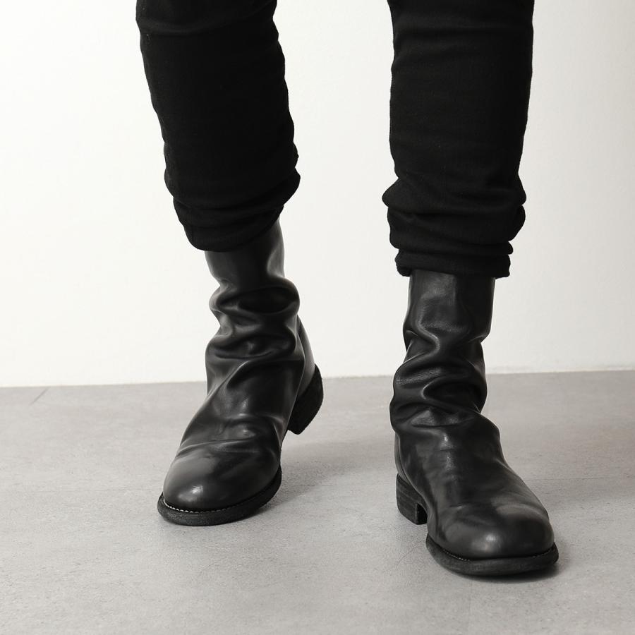 GUIDI グイディ バックジップブーツ 988 メンズ ホースレザー フル