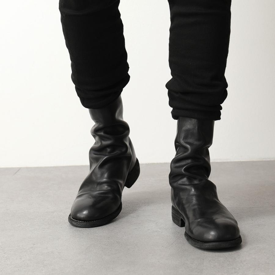 GUIDI（グイディ） バックジップブーツ 988 メンズ ホースレザー フル